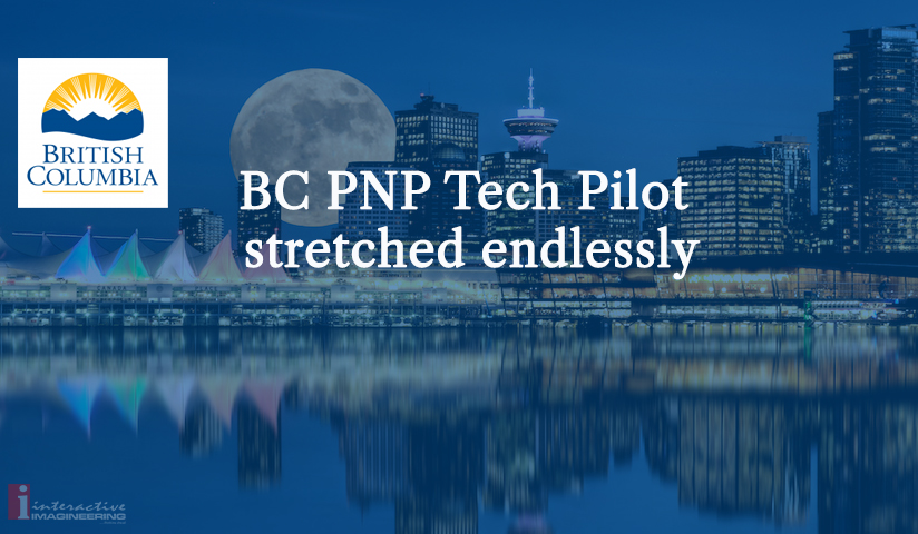 BC PNP Tech Pilot stretched endlessly
